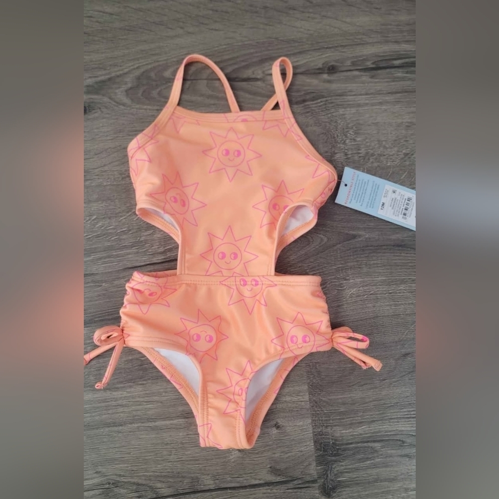 Cat & Jack Baby Girl Swimsuit Size 12m NWT